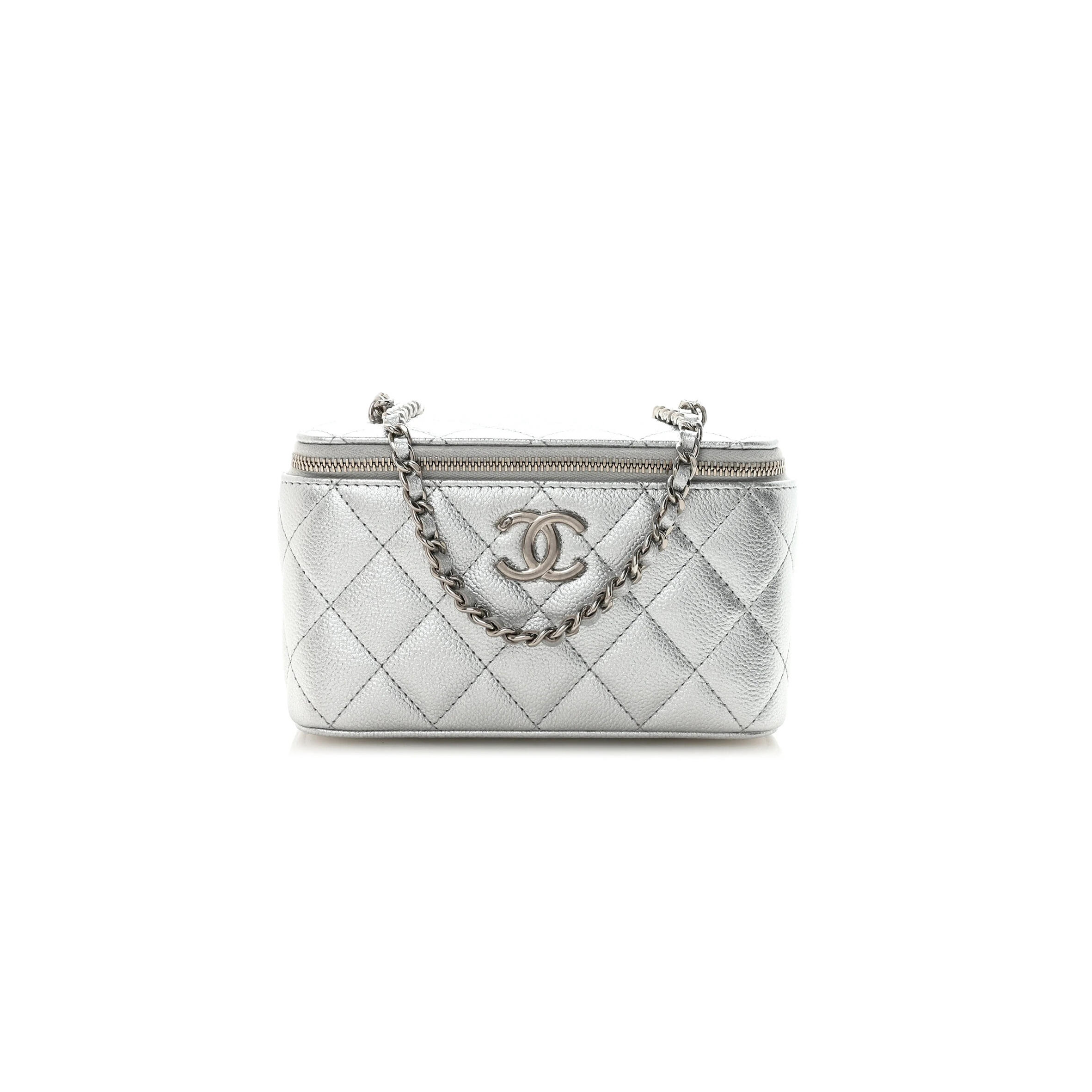 CHANEL MASTER SMALL CLASSIC VANITY CASE CAVIAR A66071 (17*9.5*8cm)